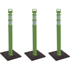 PRO-SAFE - Traffic Barrels, Delineators & Posts Type: Delineator Post Material: Polyethylene - Makers Industrial Supply