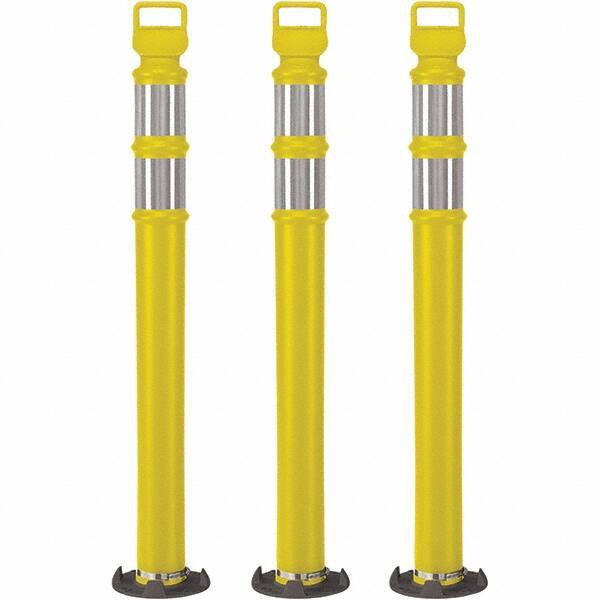 PRO-SAFE - Traffic Barrels, Delineators & Posts Type: Delineator Post Material: Polyethylene - Makers Industrial Supply