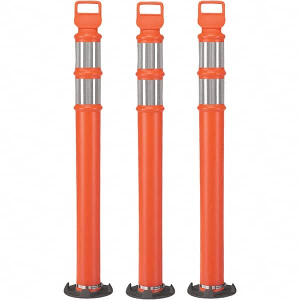 PRO-SAFE - Traffic Barrels, Delineators & Posts Type: Delineator Post Material: Polyethylene - Makers Industrial Supply