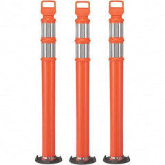 PRO-SAFE - Traffic Barrels, Delineators & Posts Type: Delineator Post Material: Polyethylene - Makers Industrial Supply