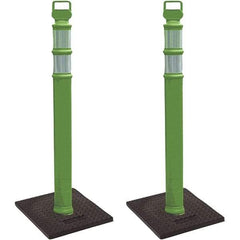 PRO-SAFE - Traffic Barrels, Delineators & Posts Type: Delineator Post Material: Polyethylene - Makers Industrial Supply