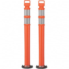 PRO-SAFE - Traffic Barrels, Delineators & Posts Type: Delineator Post Material: Polyethylene - Makers Industrial Supply