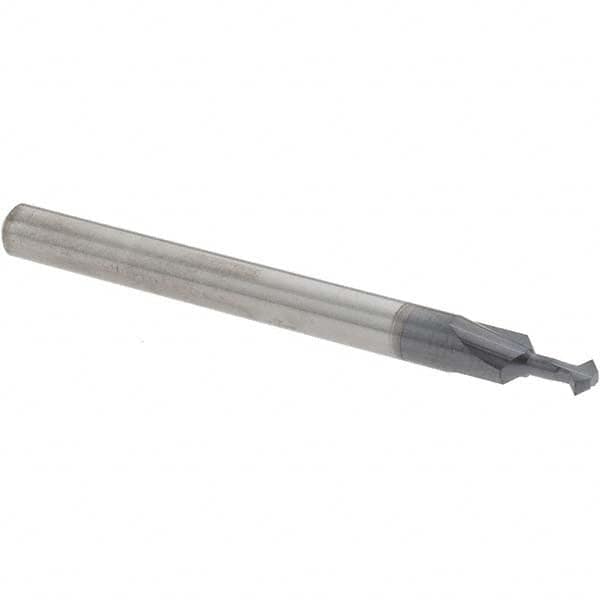 Accupro - 3/32° 3/32" Cut Diam, 0.047" Cut Width, 1/8" Shank, Solid Carbide Double-Angle Cutter - Makers Industrial Supply