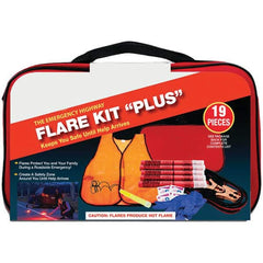 PRO-SAFE - Highway Safety Kits Type: Emergency Roadside Kit Number of Pieces: 19 - Makers Industrial Supply