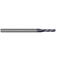 Harvey Tool - Ball End Mills; Mill Diameter (Inch): 5/64 ; Mill Diameter (Decimal Inch): 0.0780 ; Number of Flutes: 3 ; Length of Cut (Inch): 15/64 ; Length of Cut (Decimal Inch): 0.2340 ; Material: Solid Carbide - Exact Industrial Supply