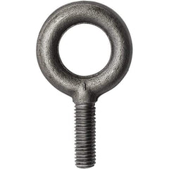 Campbell - 1,400 Lb Capacity, Forged Steel, 3/8-16 Thread, Fixed Lifting Eye Bolt - Fully Threaded, 1-1/4" Shank, 1-1/4" Thread Length, Shoulder - Makers Industrial Supply