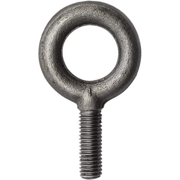 Campbell - 2,600 Lb Capacity, Forged Steel, 1/2-13 Thread, Fixed Lifting Eye Bolt - Fully Threaded, 1-1/2" Shank, 1-1/2" Thread Length, Shoulder - Makers Industrial Supply