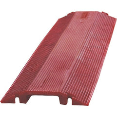 PRO-SAFE - 36" Long x 10-1/2" Wide x 1-1/2" High, Polyurethane Ramp Cable Guard - Makers Industrial Supply