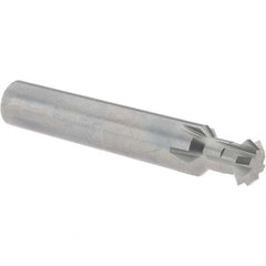 Accupro - 1/2° 1/2" Cut Diam, 0.187" Cut Width, 1/2" Shank, Solid Carbide Double-Angle Cutter - Makers Industrial Supply