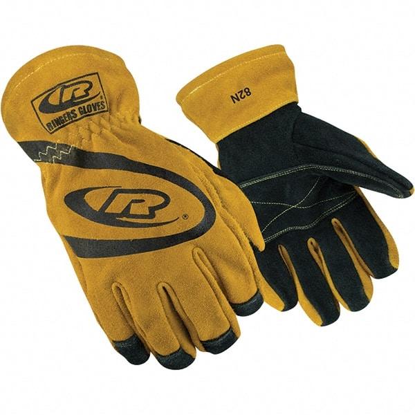 Ringers Gloves - Size L, Leather, Flame Resistant Gloves - Kovenex Lined, NFPA 1971 - Makers Industrial Supply