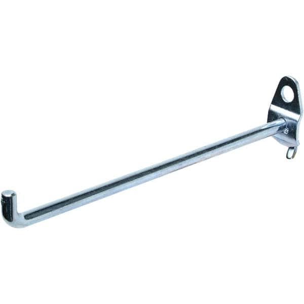 NMC - 6" Long Pegboard Hook - 6" Projection, 90° Bend, Steel - Makers Industrial Supply