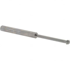 Accupro - 3/16° 3/16" Cut Diam, 0.093" Cut Width, 3/16" Shank, Solid Carbide Double-Angle Cutter - Makers Industrial Supply