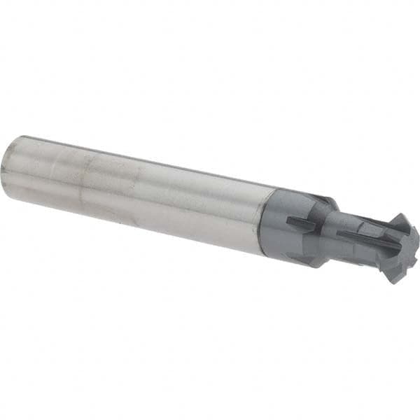 Accupro - 3/8° 3/8" Cut Diam, 1/8" Cut Width, 3/8" Shank, Solid Carbide Double-Angle Cutter - Makers Industrial Supply