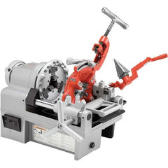 Ridgid - Pipe Threading Machines Maximum Pipe Size Capacity (mm): 37.00 Maximum Pipe Size Capacity (Inch): 1-1/2 - Makers Industrial Supply