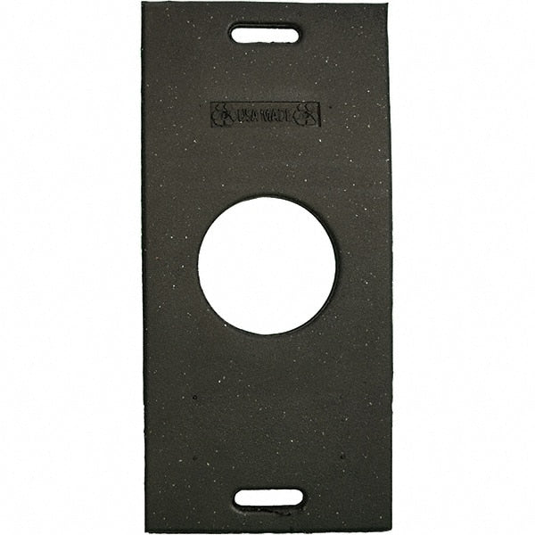 PRO-SAFE - 30" Wide x 2" High Recycled Rubber Channelizer Base - Makers Industrial Supply