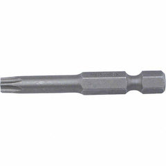 Wiha - T20 Power Bit - 1/4" Drive, 2" OAL - Makers Industrial Supply