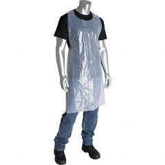 PIP - Disposable & Chemical Resistant Aprons Garment Style: Bib Apron Garment Type: Chemical Resistant - Makers Industrial Supply