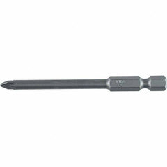 Wiha - PZ.0 Power Bit - 1/4" Drive, 2-3/4" OAL - Makers Industrial Supply