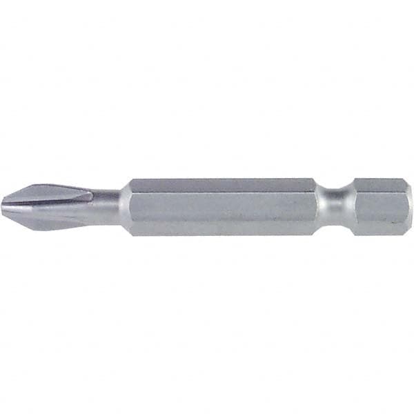 Wiha - #3 Power Bit - 1/4" Drive, 2" OAL - Makers Industrial Supply