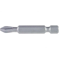 Wiha - #3 Power Bit - 1/4" Drive, 2" OAL - Makers Industrial Supply