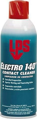 LPS - 11 Ounce Bottle Contact Cleaner - 144°F Flash Point, 15.14 kV Dielectric Strength, Flammable, Plastic Safe - Makers Industrial Supply