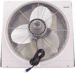 Air King - 20" Blade, 3,560 Max CFM, Window Fan - 1.8/3.2 Amps, 110 Volts, 3 Speed - Makers Industrial Supply