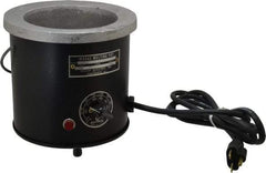 WAAGE - 1 Qt, 3-1/2" Deep, 150 to 450°F, Dip Coat Pot - 5" ID, 230 Volts, 600 Watts - Makers Industrial Supply