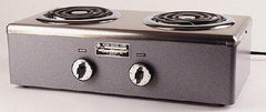 WAAGE - 20" Long x 10 Wide x 7" High, 230 Volt Hot Plate - 2 Burner, 1600 Watt, 7 Amps - Makers Industrial Supply