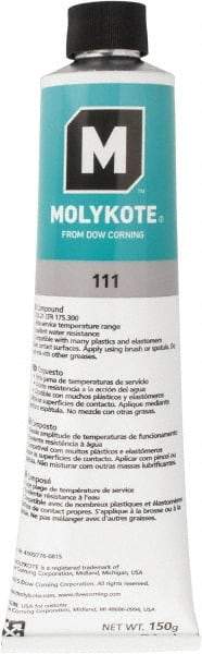 Dow Corning - 5.3 oz Tube Silicone/Moly Lubricant - White/Light Gray, -40°F to 392°F, Food Grade - Makers Industrial Supply