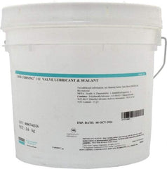 Dow Corning - 8 Lb Can Silicone/Moly Lubricant - White/Light Gray, -40°F to 392°F, Food Grade - Makers Industrial Supply