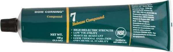 Dow Corning - 5.3 Ounce Tube, White, General Purpose Mold Release - Food Grade, Silicone Composition - Makers Industrial Supply