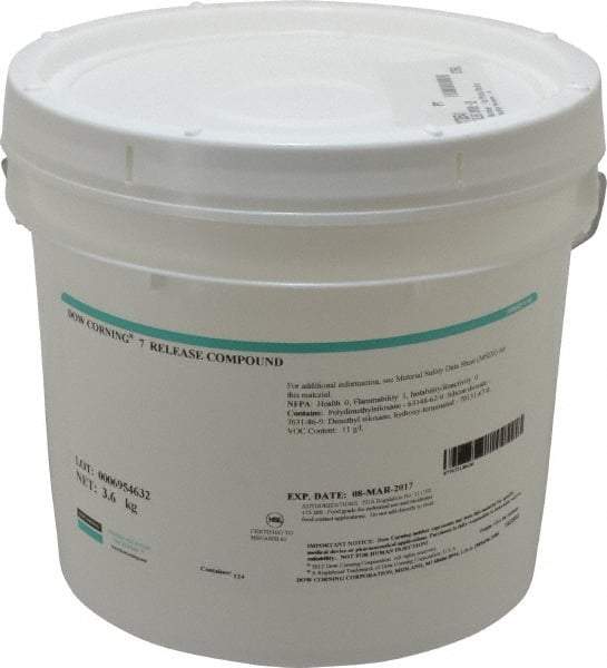 Dow Corning - 8 Lb. Can, White, General Purpose Mold Release - Food Grade, Silicone Composition - Makers Industrial Supply