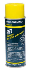 Dow Corning - 16 oz Aerosol Dry Film Moly/Silicone Lubricant - Clear, -40°F to 110°F - Makers Industrial Supply