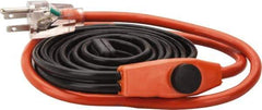 EasyHeat - 6' Long, Preassembled, Fixed Length, Fixed Wattage, Protection Heat Cable - 120 Input Volts, 42 Watts - Makers Industrial Supply