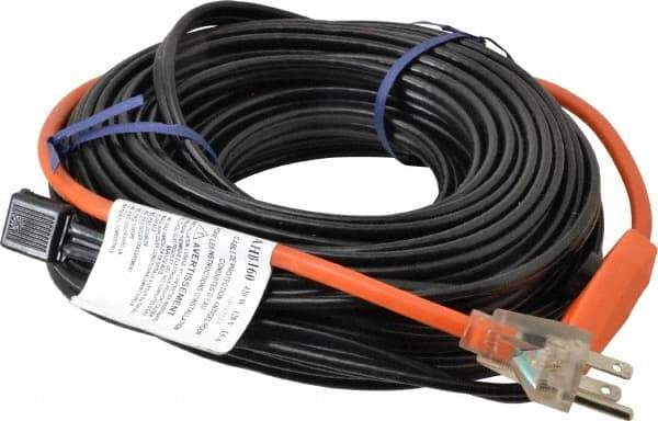 EasyHeat - 60' Long, Preassembled, Fixed Length, Fixed Wattage, Protection Heat Cable - 120 Input Volts, 420 Watts - Makers Industrial Supply