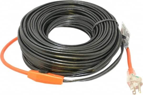 EasyHeat - 80' Long, Preassembled, Fixed Length, Fixed Wattage, Protection Heat Cable - 120 Input Volts, 560 Watts - Makers Industrial Supply