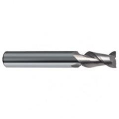 1" Dia. - 4" OAL - 45° Helix Bright Carbide End Mill - 2 FL - Makers Industrial Supply