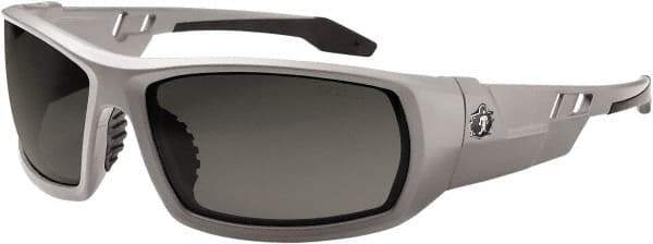 Ergodyne - Smoke Lenses, Framed Polarized Glasses - Uncoated Lenses, Size Universal, Wrap Around - Makers Industrial Supply