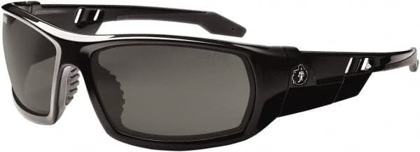 Ergodyne - Smoke Lenses, Framed Safety Glasses - Anti-Fog, Size Universal, Wrap Around - Makers Industrial Supply