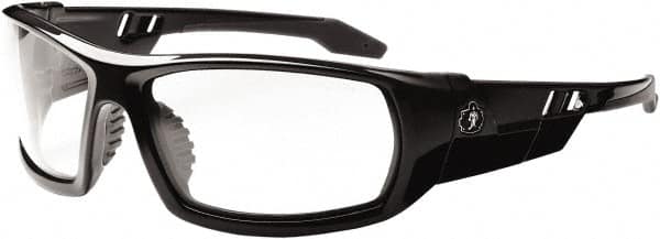 Ergodyne - Clear Lenses, Framed Safety Glasses - Uncoated Lenses, Size Universal, Wrap Around - Makers Industrial Supply