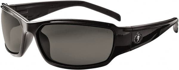 Ergodyne - Smoke Lenses, Framed Polarized Glasses - Uncoated Lenses, Size Universal, Wrap Around - Makers Industrial Supply