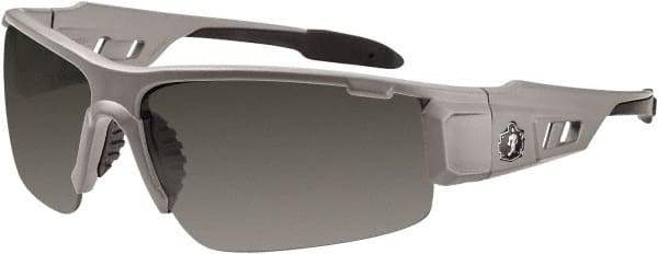 Ergodyne - Smoke Lenses, Framed Safety Glasses - Uncoated Lenses, Size Universal, Wrap Around - Makers Industrial Supply