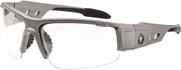 Ergodyne - Clear Lenses, Framed Safety Glasses - Uncoated Lenses, Size Universal, Wrap Around - Makers Industrial Supply