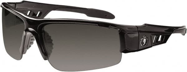 Ergodyne - Smoke Lenses, Framed Polarized Glasses - Uncoated Lenses, Size Universal, Wrap Around - Makers Industrial Supply