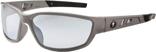 Ergodyne - Indoor/Outdoor Lenses, Framed Safety Glasses - Uncoated Lenses, Size Universal, Wrap Around - Makers Industrial Supply