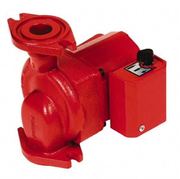 Bell & Gossett - .17 hp, 1 Phase, Cast Iron Housing, Noryl Impeller, Inline Circulator Pump - 115/230V Volt, 60 Hz Hz, 125 Max psi, 120V Motor - Makers Industrial Supply