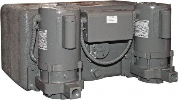 Hoffman Speciality - 14 Gallon Tank Capacity, 115 / 230 Volt, Duplex Condensate Pump, Condensate System - 18 GPM, 1080 GPM at 1 Ft. of Head, 3/4 NPT Outlet Size - Makers Industrial Supply