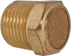 ARO/Ingersoll-Rand - 1/4 Male NPT, 9/16" Hex, 5/8" OAL, Breather Vent - 250 Max psi - Makers Industrial Supply