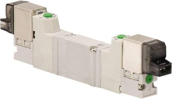 ARO/Ingersoll-Rand - Solenoid Actuator, Solenoid Return, 2 Position, Body Ported Solenoid Air Valve - 110 VAC Input, 0.2 CV, 4 Way, 100 psi, 122° Max Temp, 44° Min Temp - Makers Industrial Supply