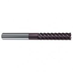 3/8" Dia. - 3" OAL - 45° Helix Firex Carbide End Mill - 6 FL - Makers Industrial Supply